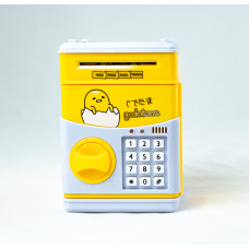 Дитячий сейф-скарбничка Cartoon saving box з кодовим замком gudetama