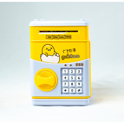 Дитячий сейф-скарбничка Cartoon saving box з кодовим замком gudetama