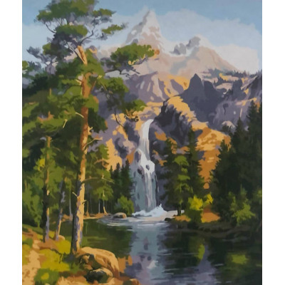 Картина за номерами PH9548 "Водоспад" 40*50 см у коробці