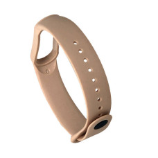 Ремінець силіконовий для Xiaomi Mi Band 5 №4 бежевий