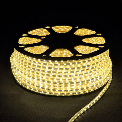 Світлодіодна стрічка 220V SMD 5050 (60 LED) біла, 100m