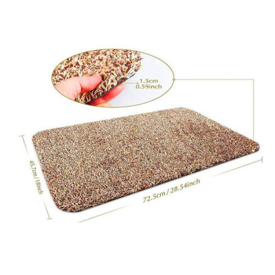 Супервбираючий Килимок Clean Step Mat Коричневий
