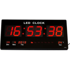 Настінний годинник Led з підсвічуванням 4622 Червоний