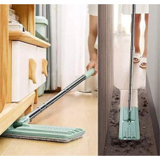 Комплект для прибирання відро та швабра з віджимом EasyMop Блакитний