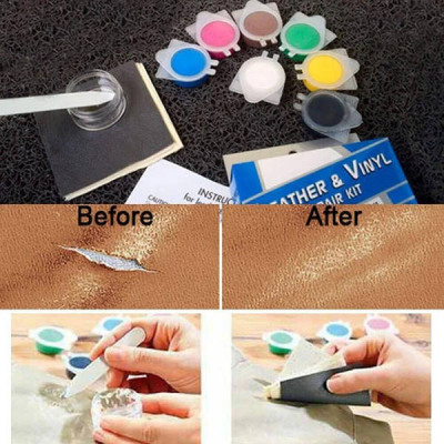 Набір для ремонту відновлення шкіри Leather Vinyl Repair Kit