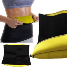 Пояс для схуднення Hot Shapers цілісний Чорний з жовтим р-р М