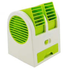 Настільний міні кондиціонер Conditioning Air Cooler USB салатовий