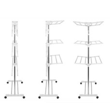 Сушарка для білизни Garment rack with wheels № K12-120 Біла