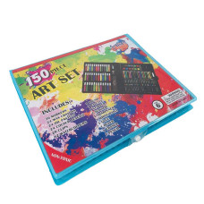 Набір художника для творчості Art Set 150 предметів блакитний