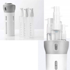 Дорожній органайзер для рідин Smart Travel Bottle Set 4 в 1 Сірий