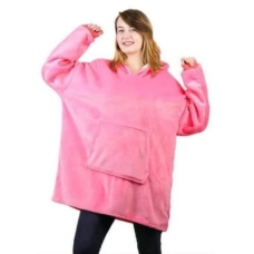 Толстовка-плед з капюшоном Huggle Hoodie Рожевий