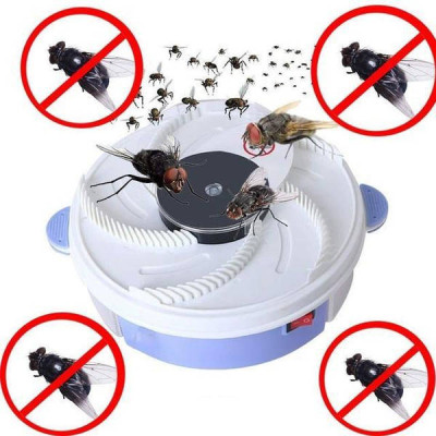 Пастка для комах USB Electric Fly Trap Mosquitoes №D06-3 Біло-блакитна