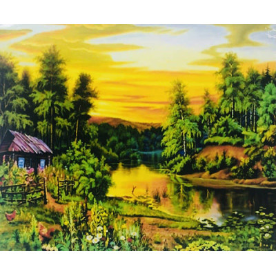 Картина за номерами E993 "Карпати влітку" 40*50 см