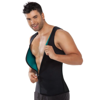 Чоловіча неопренова майка для схуднення на блискавці Hot Shapers Men (XXXL)