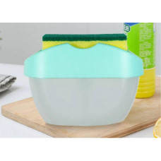 Диспенсер для миючого засобу з місцем для губки SOAP PUMP SPONGE CADDY