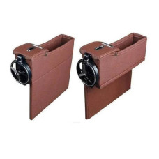 Автомобільний органайзер шкіряний BRITTIEY коричневий