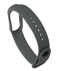 Ремінець силіконовий для Xiaomi Mi Band 5 №10 сірий