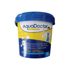 Хімія для басейну AquaDoctor MC-T 1 кг 3 в 1 маленькі пігулки для басейну 20 г