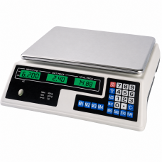 Ваги торговельні електронні з лічильником ціни ACS KitchenTech KT218 50кг 6V (метал)
