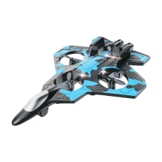 Літак на радіокеруванні Винищувач toy airplane AND JX2085 Чорний із синім