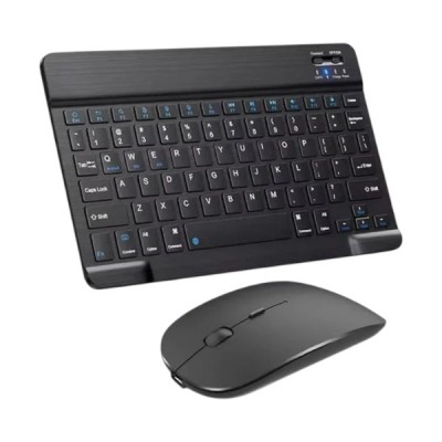 Клавіатура та мишка бездротова Bluetooth KIT Чорна